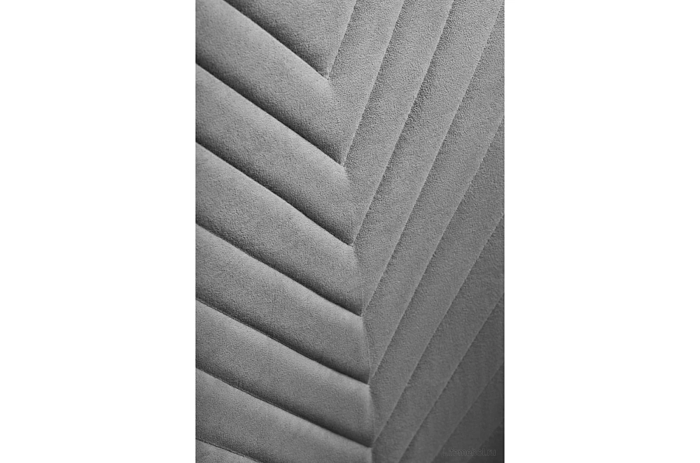 картинка Стул на металлокаркасе Лулла/Комфорт 15 каркас черный, ткань RS-26 серый 