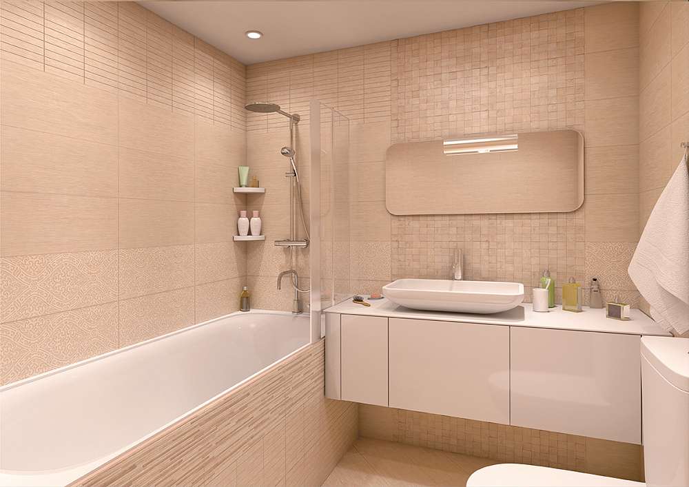 картинка Плитка керамическая Regard White WT9RGD00 д/стен 24.9*50см (1.245м2/10шт) 