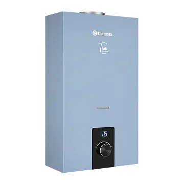 картинка Водонагреватель газовый проточный Thermex T 20 D Silver Grey  являющийся официальным дистрибьютором в России 