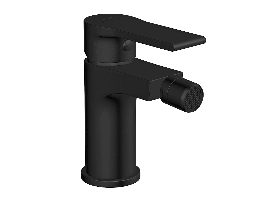 картинка Смеситель для биде BRASKO BLACK однорычажный черный 63110 Cersanit 