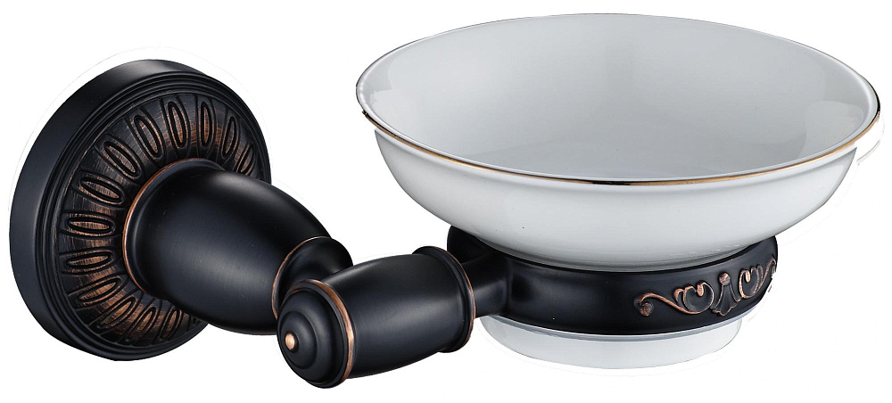 картинка Мыльница керамическая с настен.держ S-06659H 