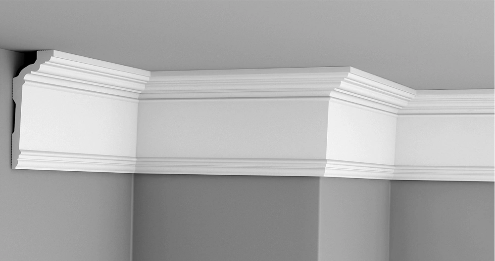 картинка Плинтус декоративный GP-116 Silver (16шт) 