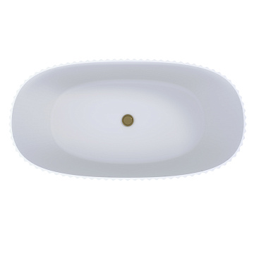 картинка Ванна Sapphire 170*85*61 Solid Perfection белая AQUA DE MARCO  являющийся официальным дистрибьютором в России 