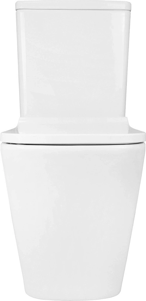 картинка Унитаз Quadro напольный безободковый в компл. с бачком и сид. микрол и арматурой AZ-2175 UQ1 Azario 