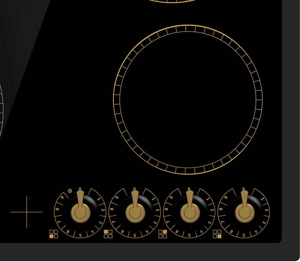 картинка Варочная поверхность электрическая из стеклокерамики Gorenje EC 642 CLB *НЕ ИСПОЛЬЗОВАТЬ* 