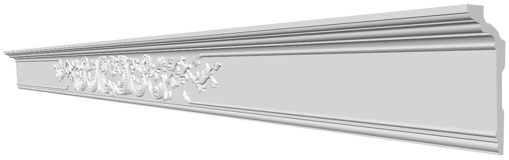 картинка Плинтус декоративный GP-115 Silver (16шт) 