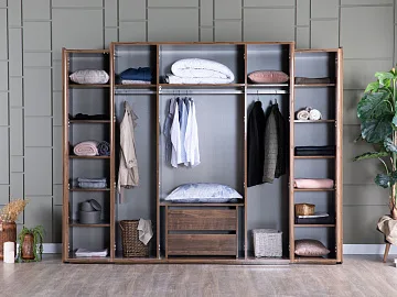 картинка Шкаф Malta Wardrobe 6-ти дверный Weltew  являющийся официальным дистрибьютором в России 