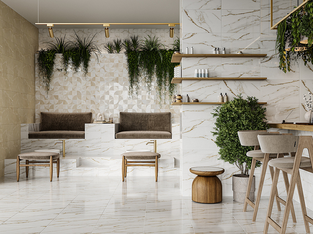 картинка Плитка керамическая Marmaris White wall 01 д/стен 30*50см (1.2м2/8шт) Gracia 