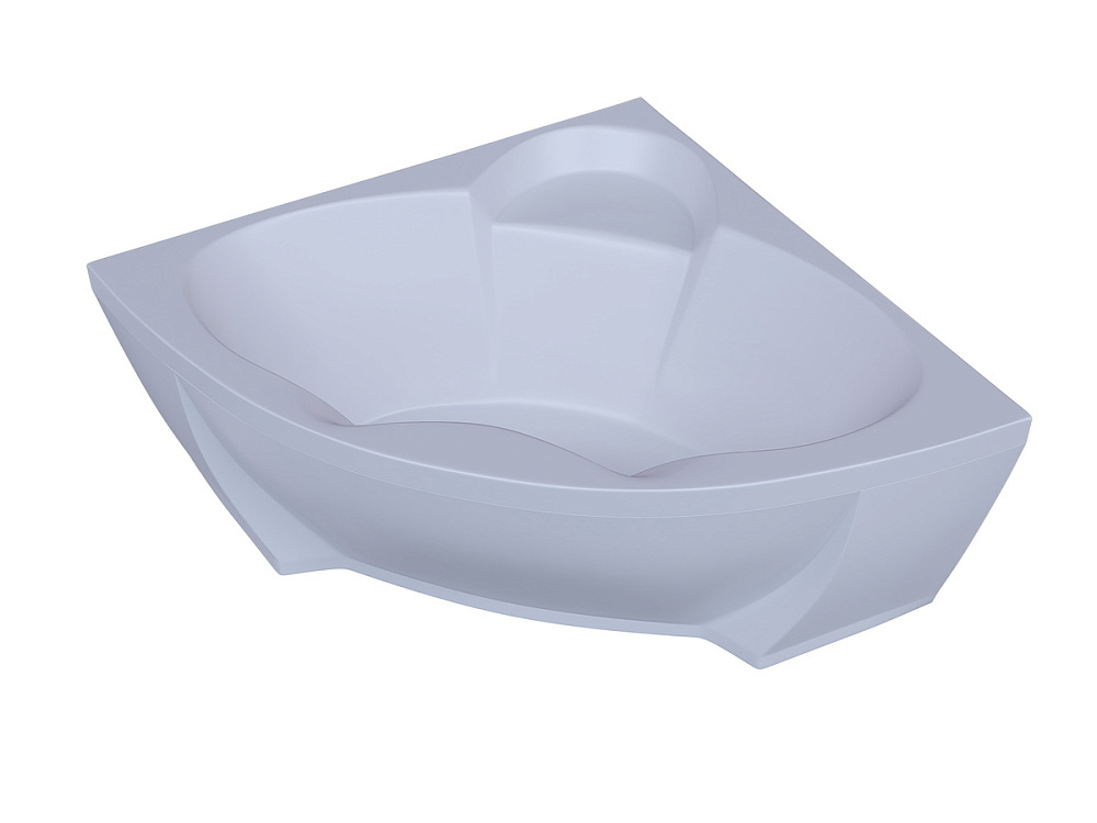 картинка Ванна Поларис 1 137*137 пустая с фронтальным экраном вклееный каркас Aquatek 