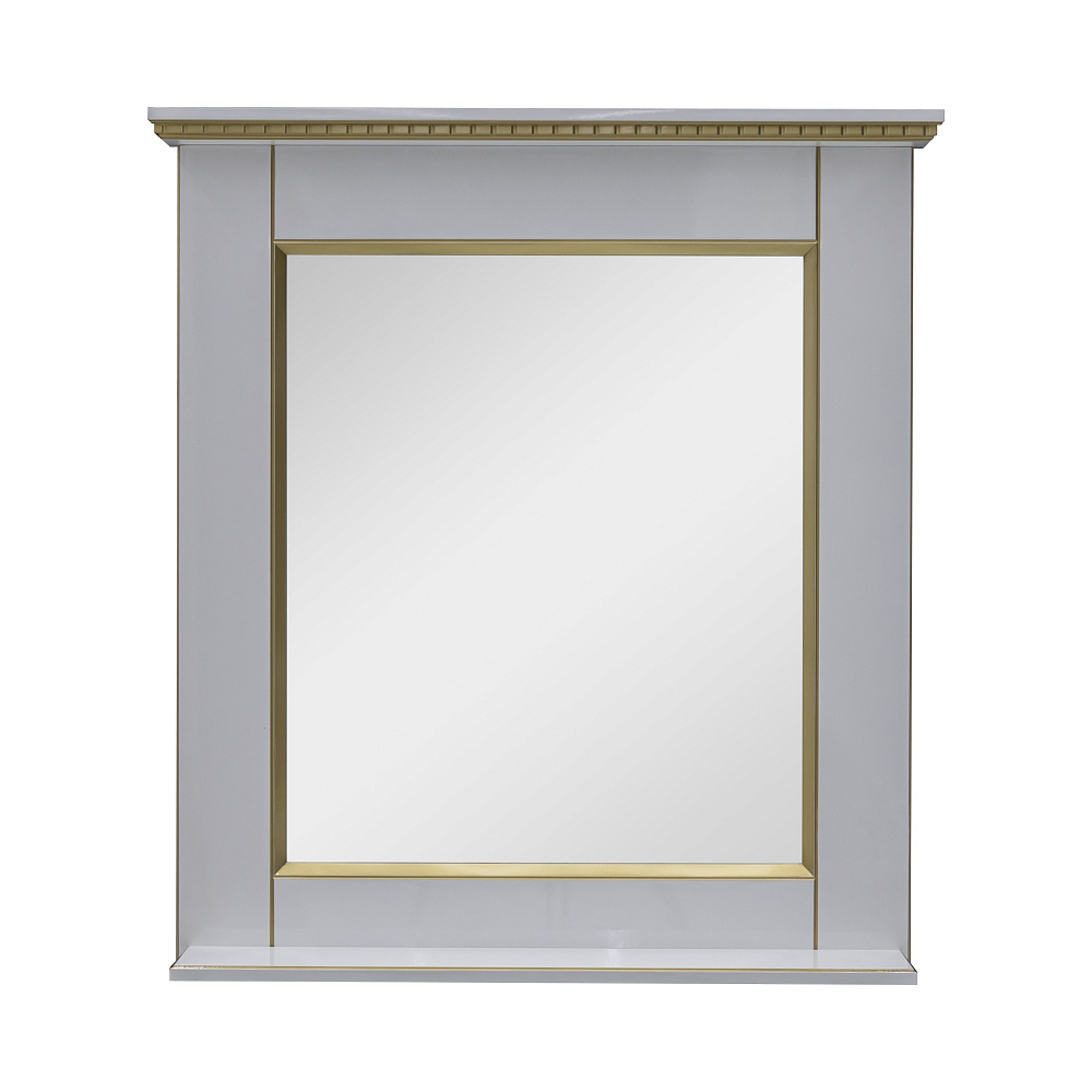 картинка Зеркало Классика 80 белый Leon King 