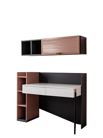 картинка Стол рабочий Avsa Young Workstation(Left Shelf Block) Weltew  являющийся официальным дистрибьютором в России 