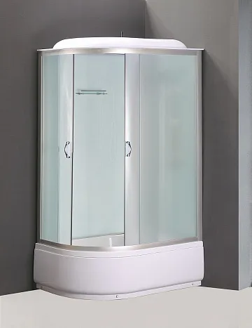картинка Душевая кабина CS-66120R F 120*80*215 белое стекло 3 места Loranto  являющийся официальным дистрибьютором в России 