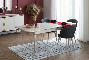 картинка Стол обеденный Belinda Dining Table Openable Weltew 