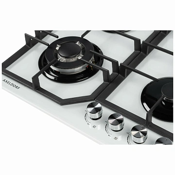 картинка Варочная поверхность Axeldorf GH-0607-3 White luxe  являющийся официальным дистрибьютором в России 