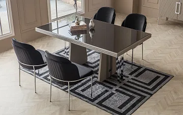 картинка Стол обеденный Zirkon Dining Table Weltew  являющийся официальным дистрибьютором в России 