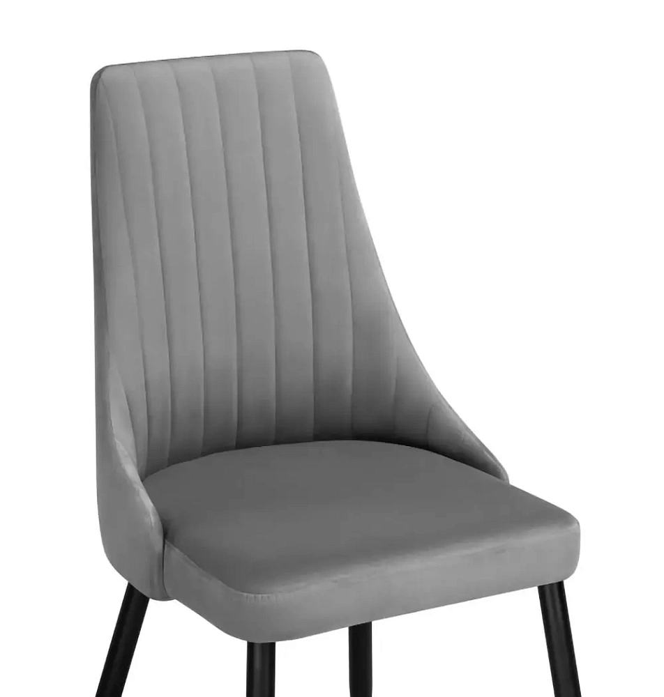 картинка Стул Кора темно-серый (california 994)/черный каркас 