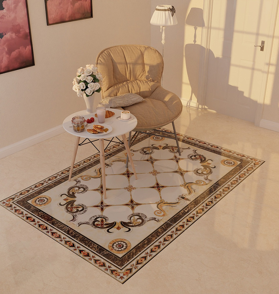 картинка Керамогранит BDJ 80295D-2-A1 д/пола угол 80*80см (1.28м2/2шт) 