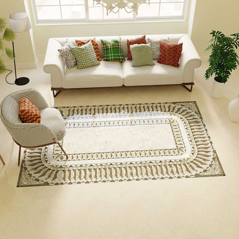 картинка Керамогранит PGKM 3554-В д/пола угол 60*60см (1.44м2/4шт) 