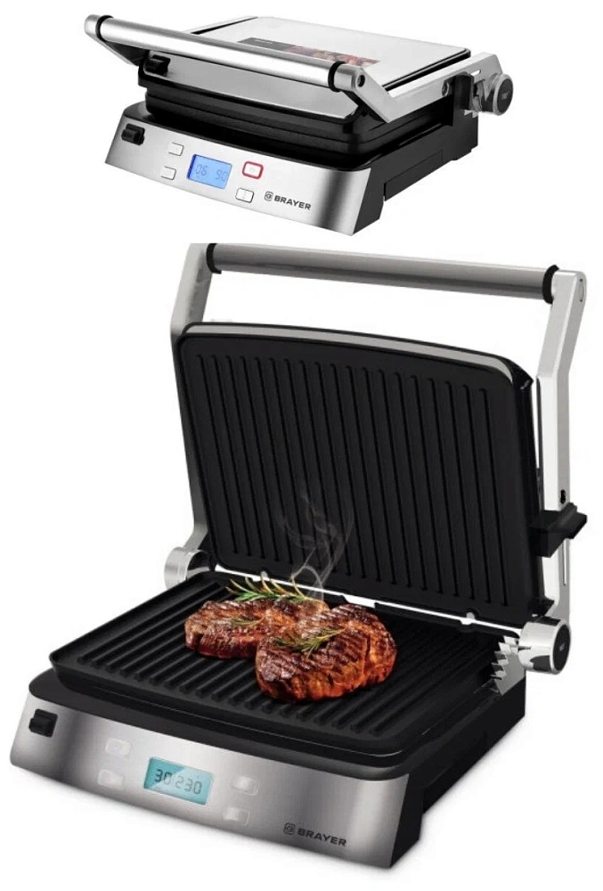 картинка Электрический гриль-пресс BRAYER BR2006 