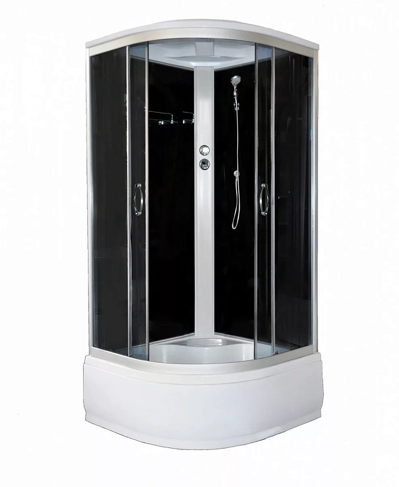 картинка Душевая кабина CS-1200 HI G (120*120*215) выс.подд. серая (4 мест), Loranto Ограниченно годен 