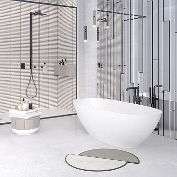 картинка Ванна Angelo Nova Gel 172,5*79,5*53 белая AQUA DE MARCO 