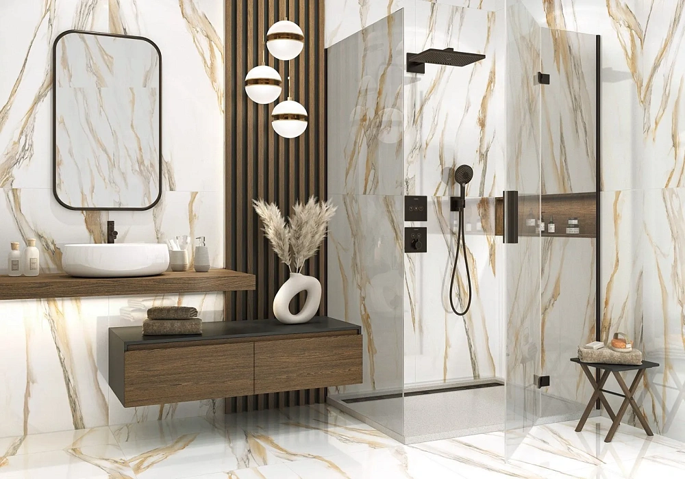 картинка Панель Statuario Bronze 60*120 (60120STA31P) ТМ LCM 