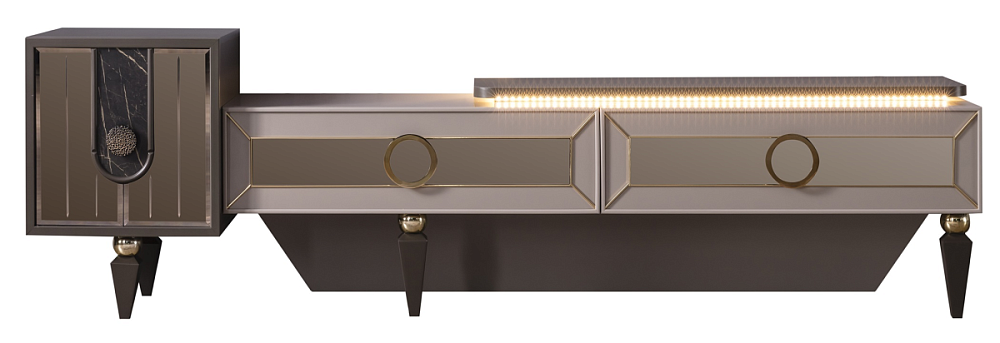 картинка Подставка ТВ Lizbon Wall Unit Bottom Side Weltew 