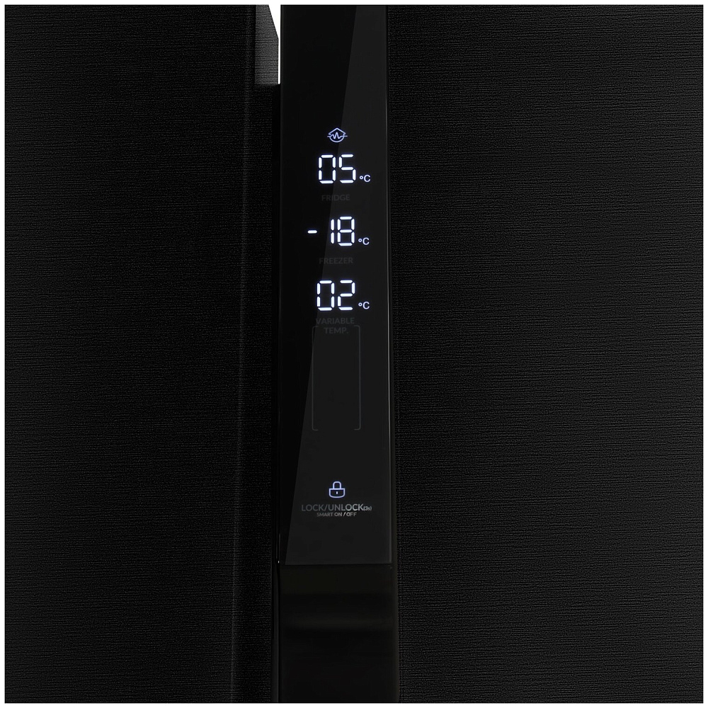 картинка Холодильник Hyundai CS 5073 FV черный 