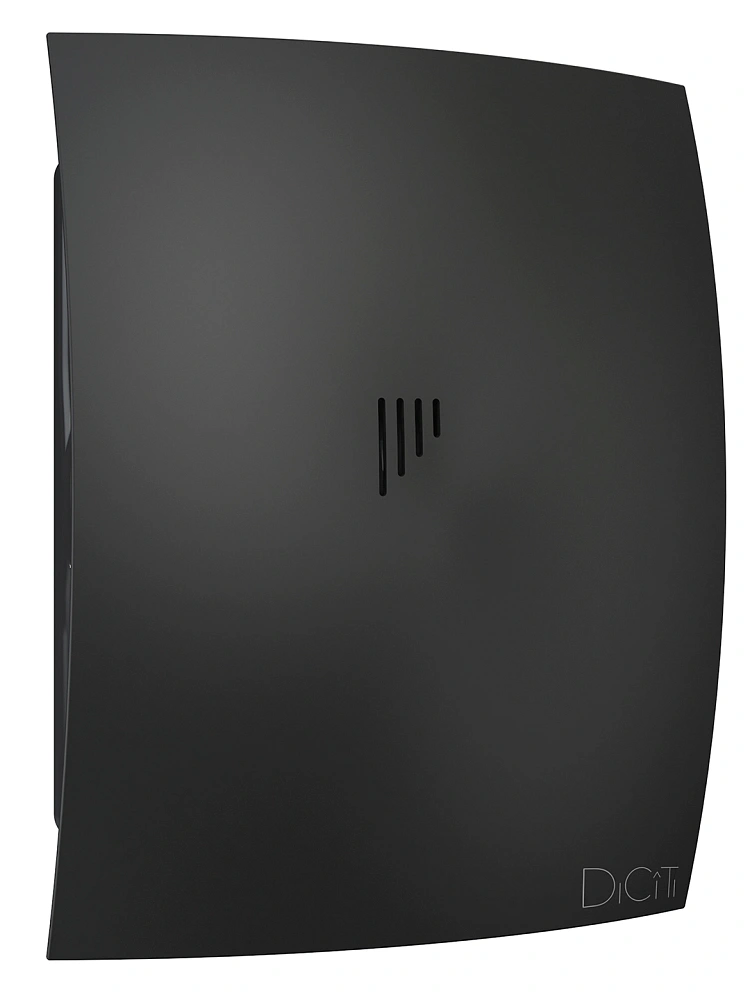 картинка Вентилятор накладной BREEZE D125 Matt black DICITI BREEZE 5C Matt black 