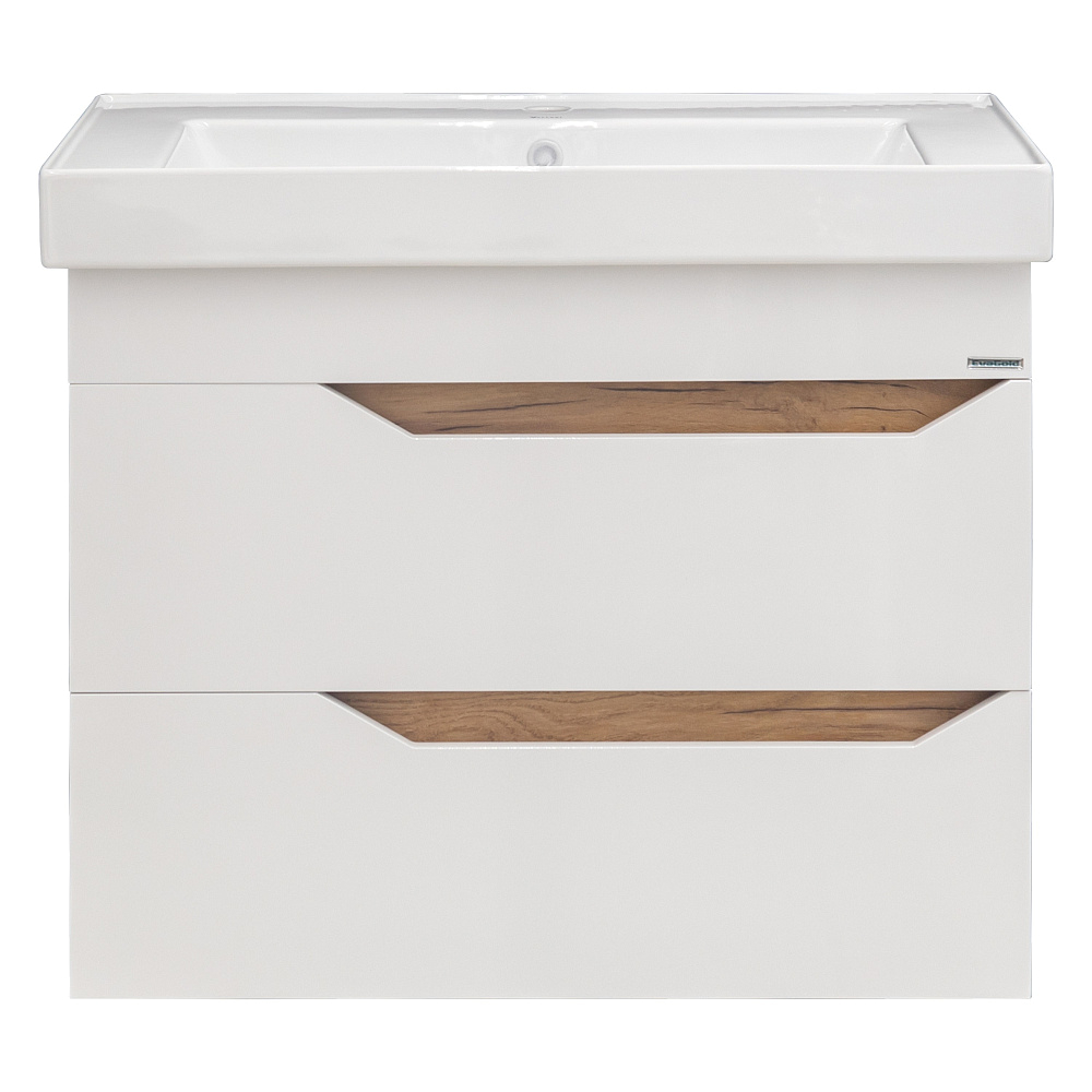 картинка Тумба Liberty №2 80 подвесная белый без ум. Eva Gold 