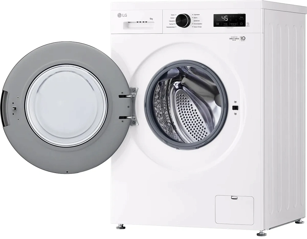 картинка Стиральная машина LG F2 Y1 VS6W Белая 9кг 