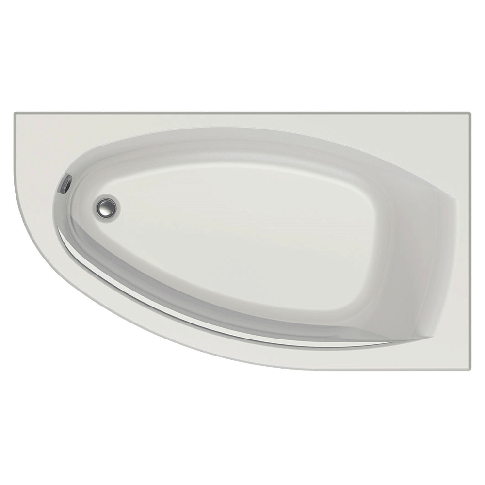 картинка Ванна корыто акриловая Bergamy 160*90 R W Eurolux 