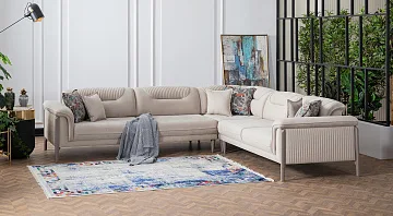 картинка Диван угловой Best Corner Sofa Set 3+2 HM-92 с раздвижным механизмом Weltew 