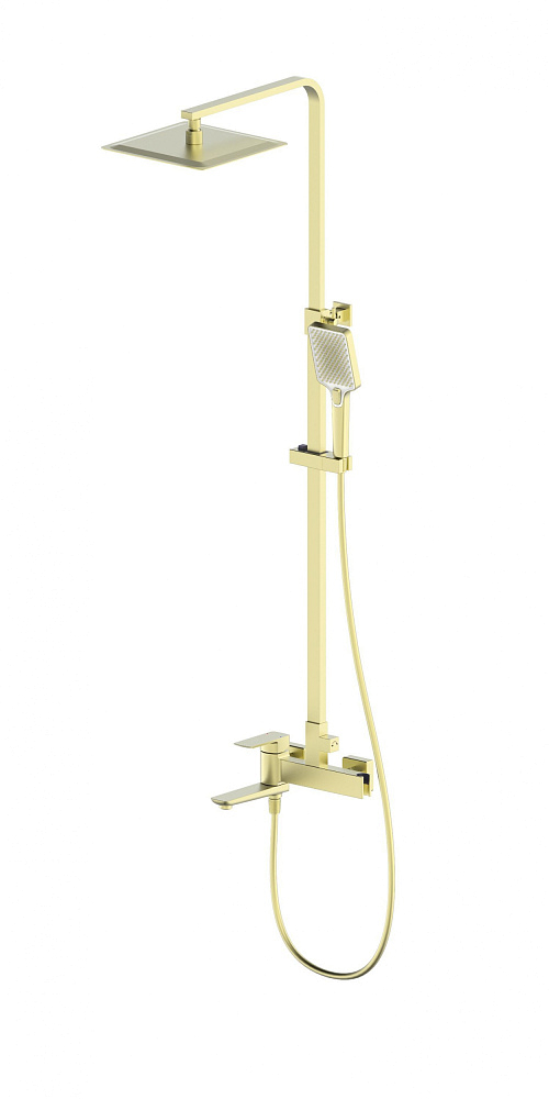 картинка Душевая система WW-88739003-BG брашированное золото Wonzon & Woghand 