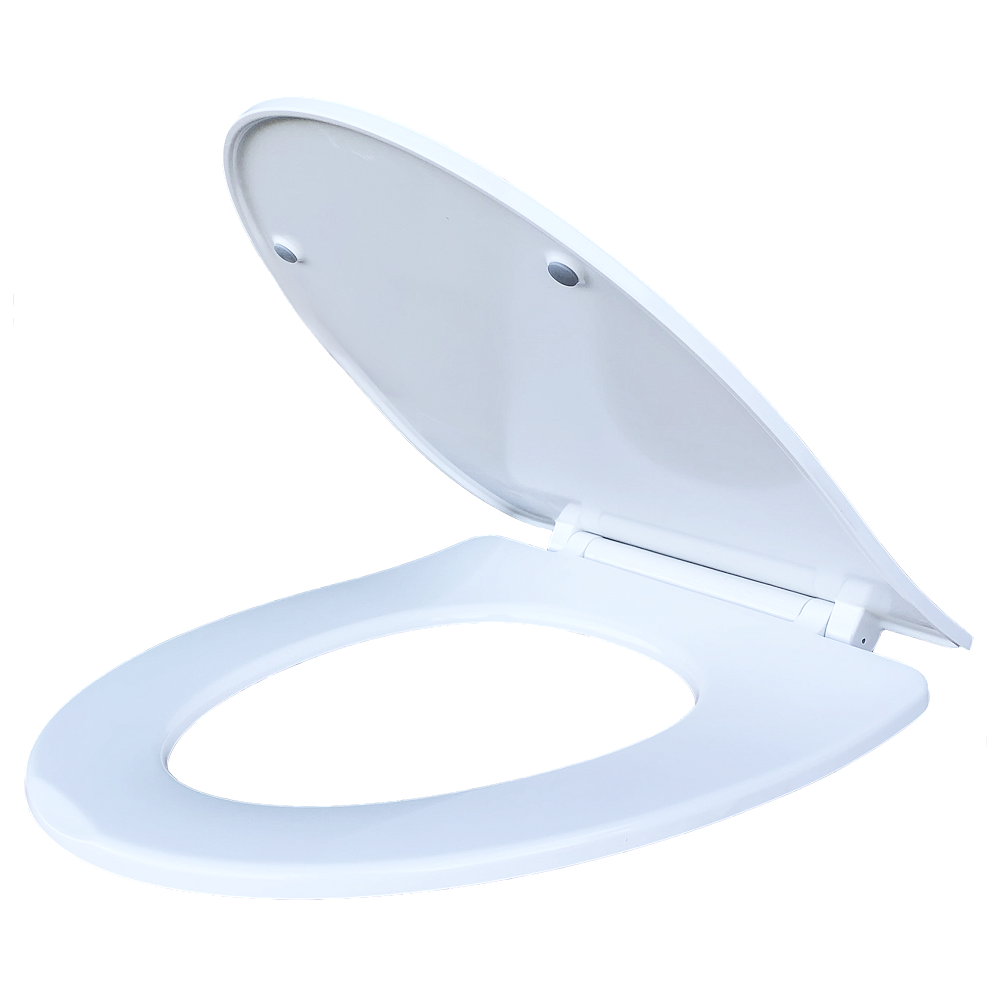 картинка Сиденье ДП с доводчиком для унитаза SM9613, тонкое подходит к SM9609, 9612, 9609 Eva Gold 