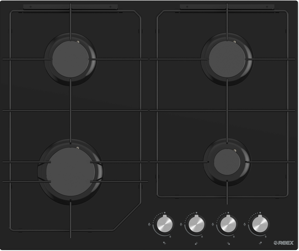 картинка Варочная панель газовая REEX PG-640P BKGL 