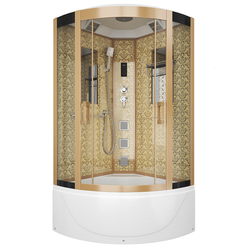 картинка Душ.кабина NG-7790G (90*90*2150) 4 места Lux/Niagara 