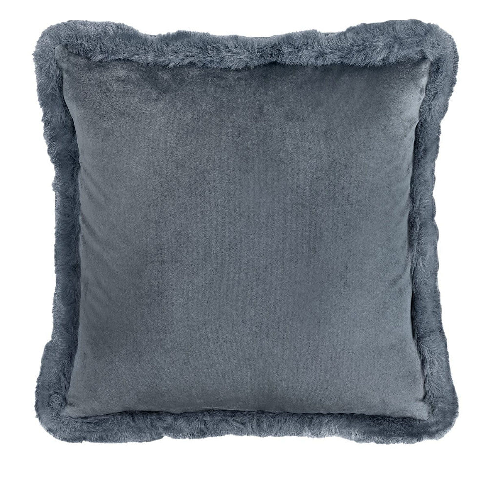 картинка Чехол для подушки Arya велюровый из искусственного меха 45*45 Bonny серый 