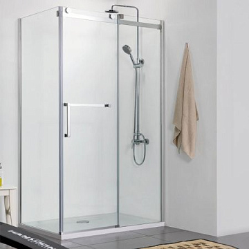 картинка Ограждение душевое AZ-NKF1131-R900 (900*1200*2000) без поддона серебро Azario  являющийся официальным дистрибьютором в России 