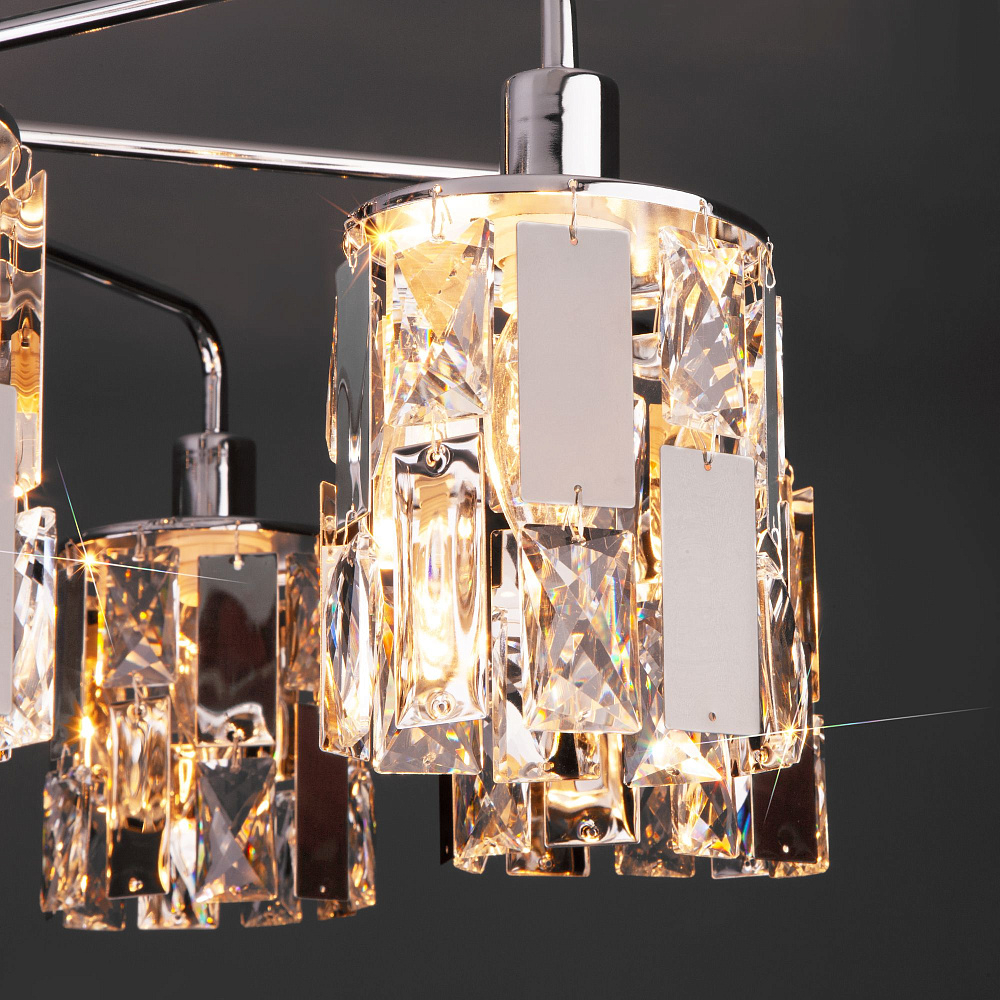 Люстра Strotskis потолочный 10101/8 хром/прозрачный хрусталь от гипермаркета ТАТАЕВ