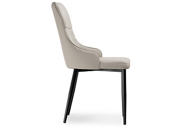 картинка Стул Neli EDC-X106 Beige PU MLJ-B/Black Legs  являющийся официальным дистрибьютором в России 