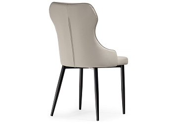 картинка Стул Neli EDC-X106 Beige PU MLJ-B/Black Legs  являющийся официальным дистрибьютором в России 