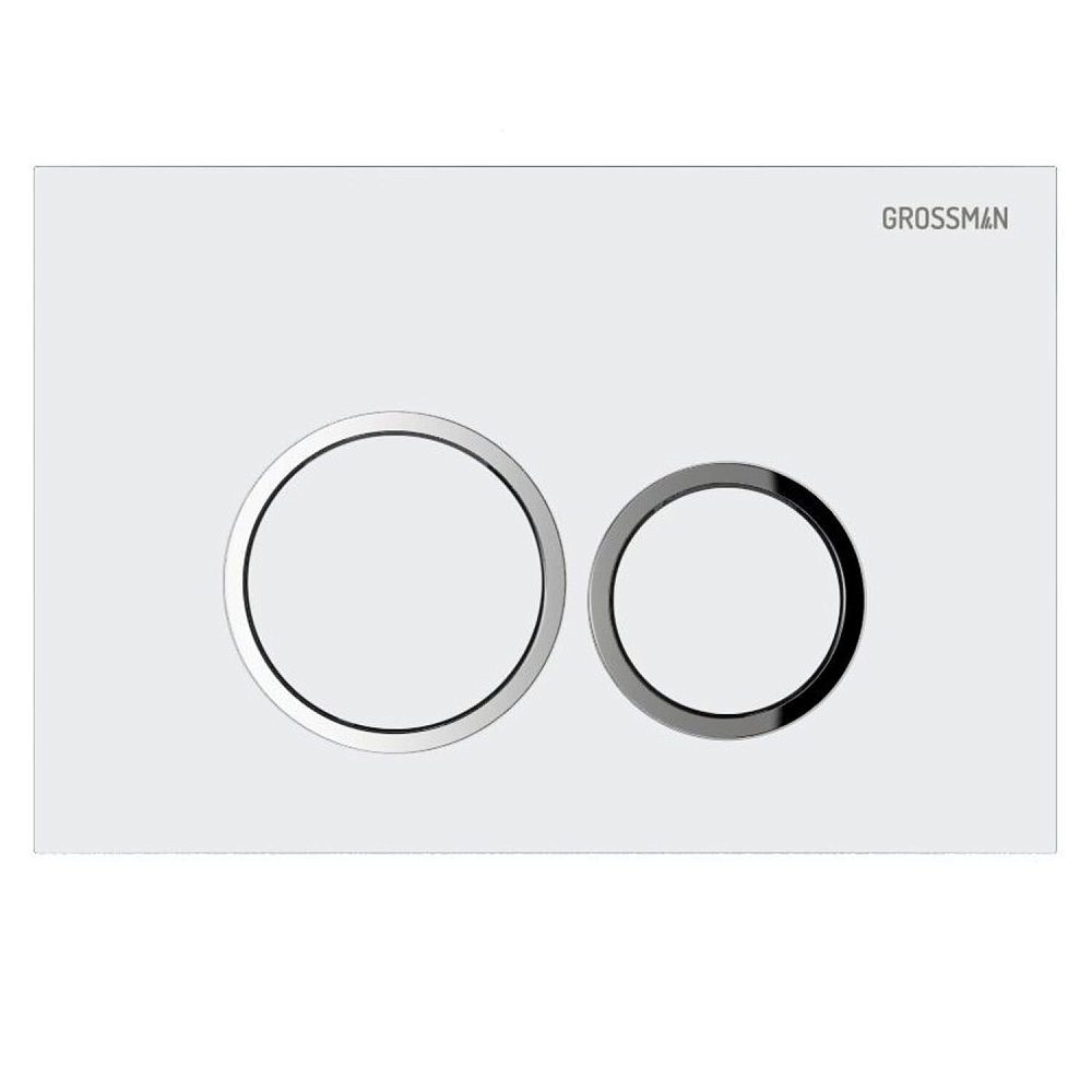 картинка Клавиша смыва Galaxy белый глянцевый 700.K31.01.000.000 Grossman 