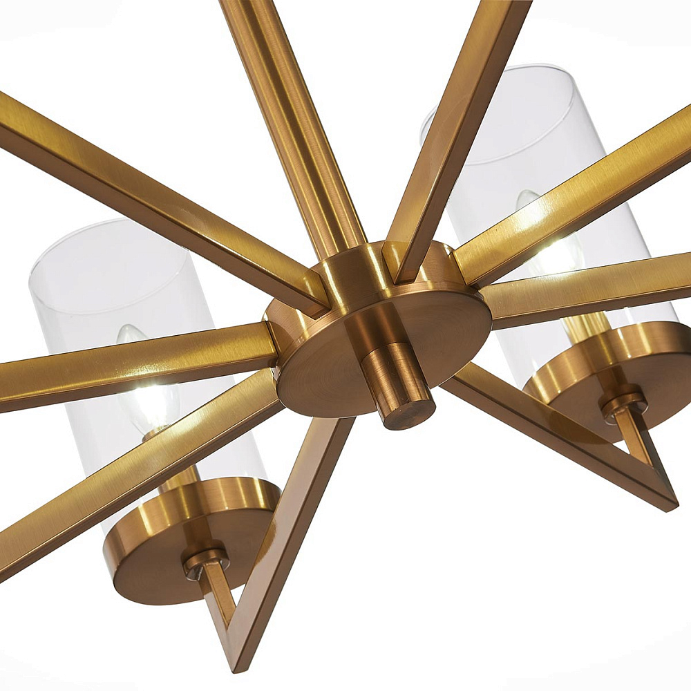 Люстра ST-Luce SL1171.303.08 подвесная Латунь/Прозрачный от гипермаркета ТАТАЕВ