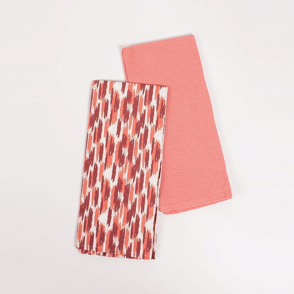 картинка Полотенце кухонное Arya 2 Пр.45*70 Salmon 