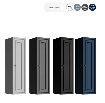 картинка Боковой шкаф Kayra 130см KY2130.01.MBY Creavit  являющийся официальным дистрибьютором в России 