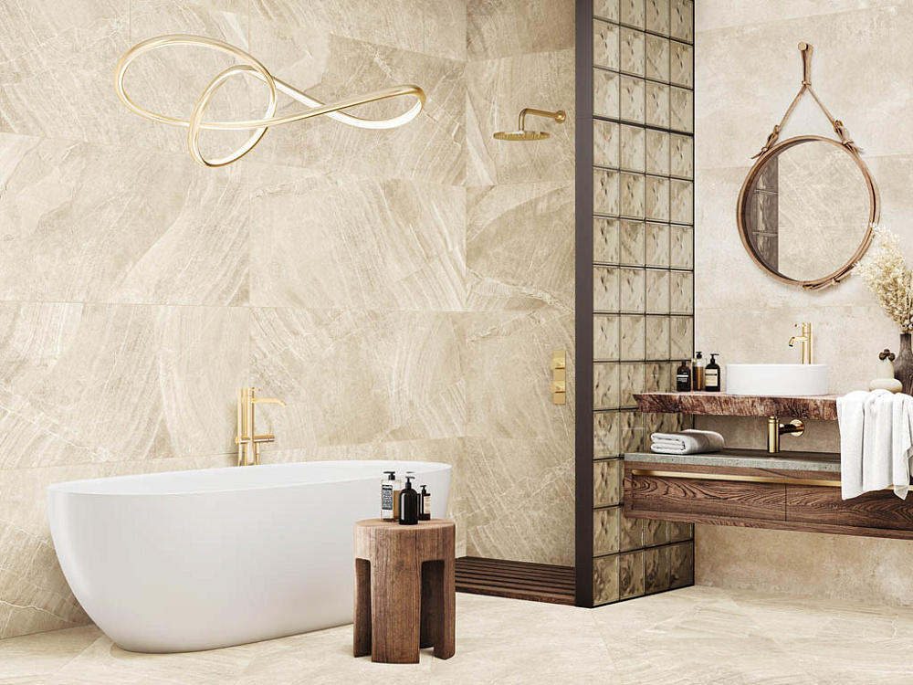 картинка Керамогранит матовый карвинг Rock Sand D120202M 1200*600*9.5 (1.44м2/2шт) 