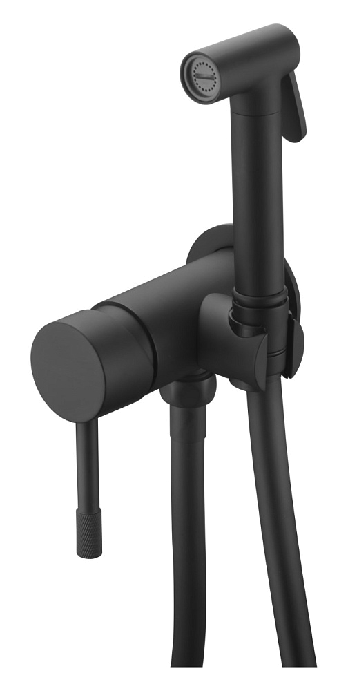 картинка Смеситель гигиенический Uno 467-B Black Boheme 