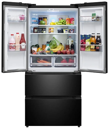 картинка Холодильник MFR83Black IX Total No Frost French Door Comfort  являющийся официальным дистрибьютором в России 