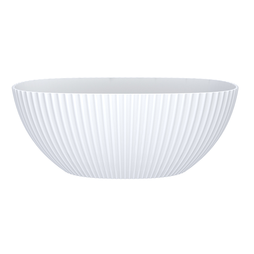 картинка Ванна Sapphire 170*85*61 Solid Perfection белая AQUA DE MARCO 